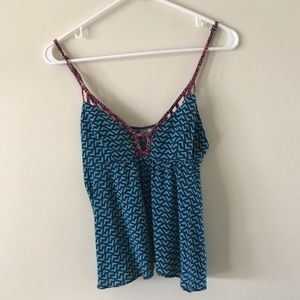 A blue and pink Crop top 💖💙